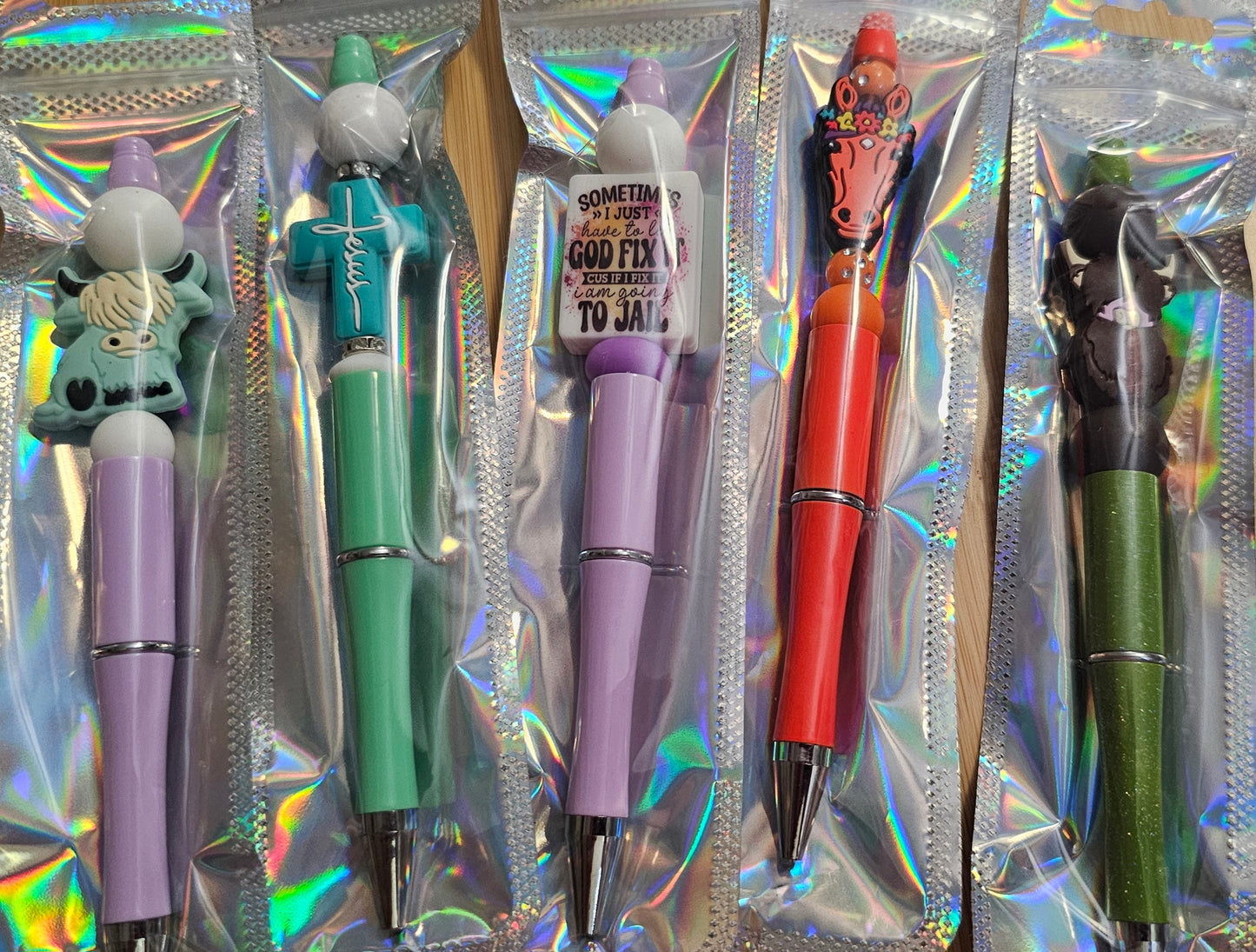 BEADED PENS