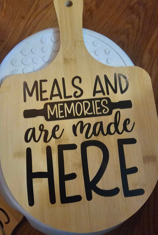 large bamboo cutting board