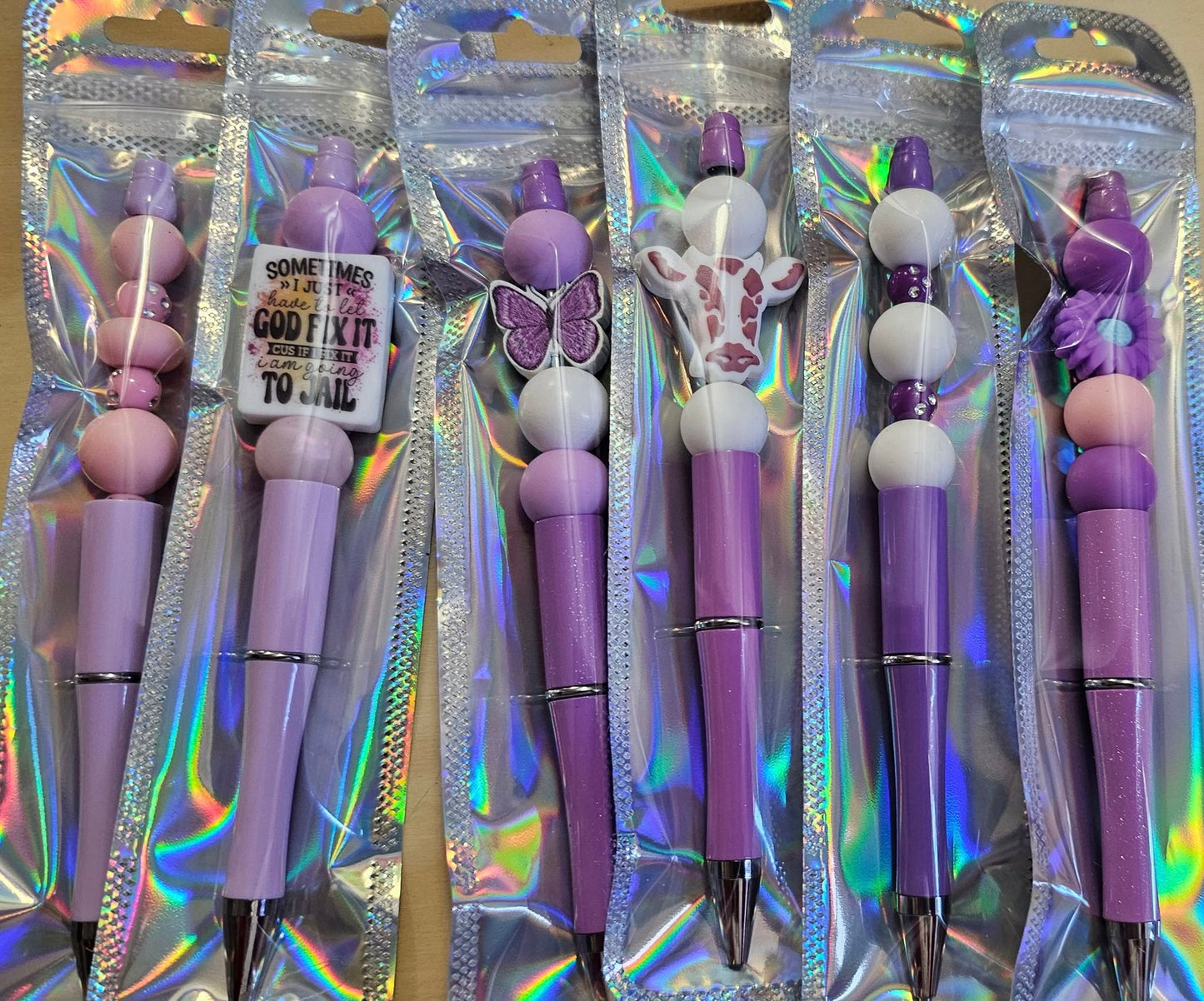 BEADED INK PENS (RANDOM SELECTION)