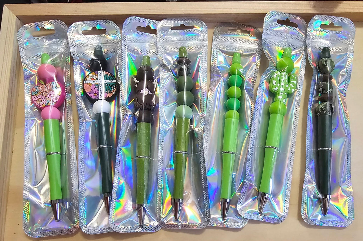 BEADED INK PENS (RANDOM SELECTION)