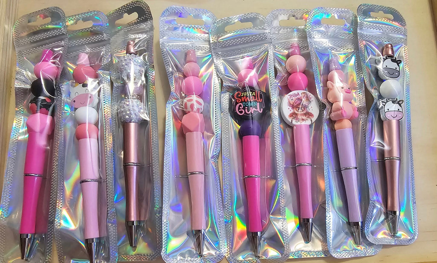 BEADED INK PENS (RANDOM SELECTION)