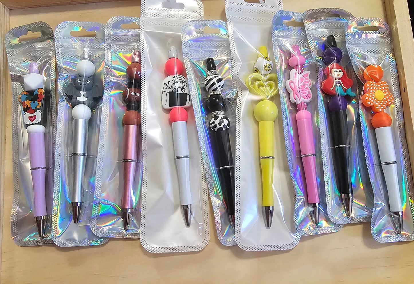 BEADED INK PENS (RANDOM SELECTION)