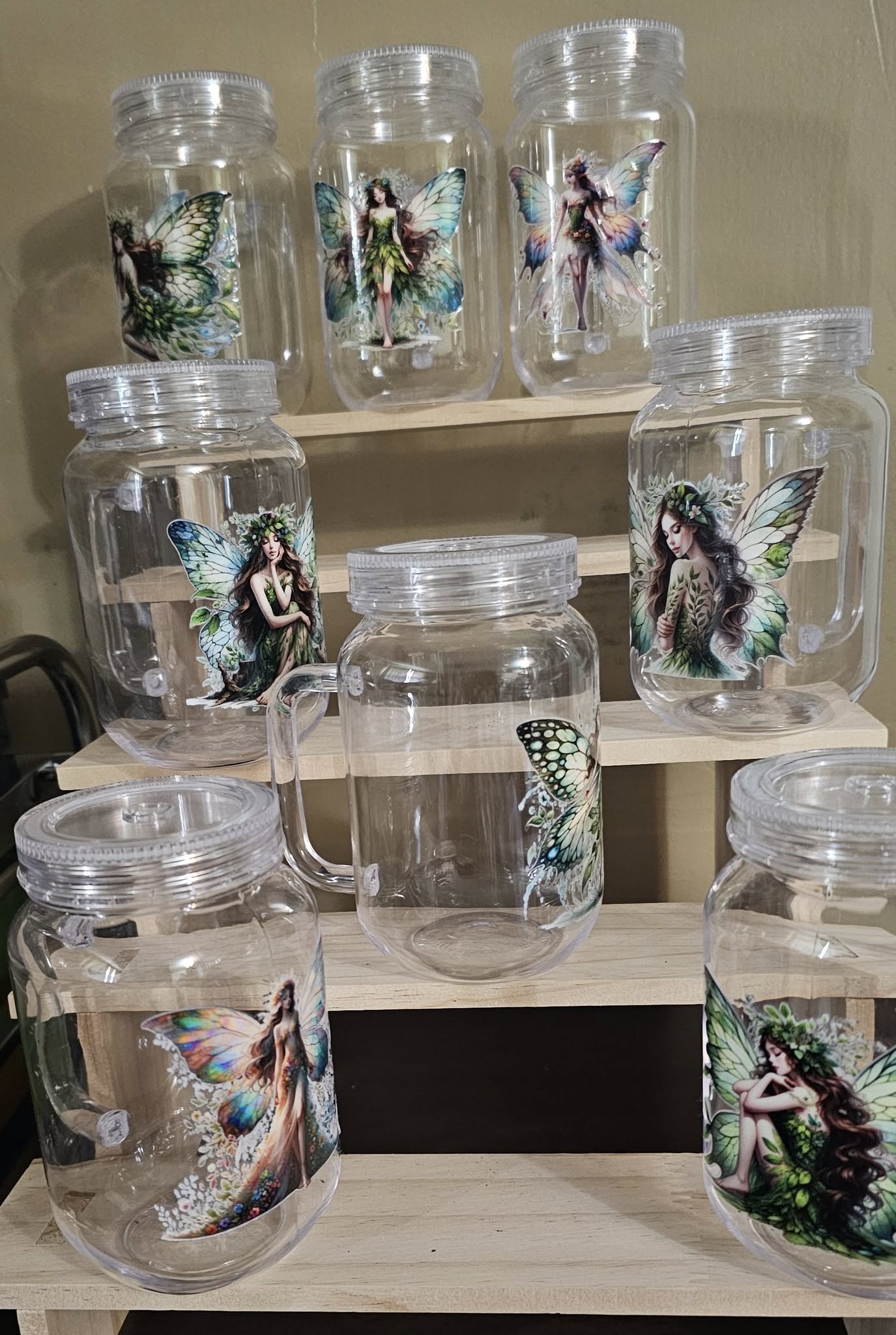 plastic mason jar type cup