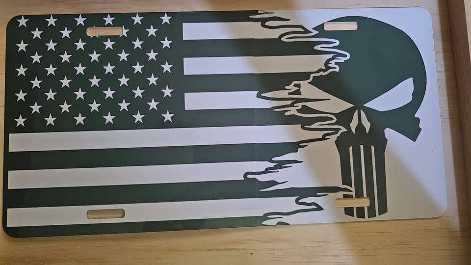 Punisher license plate