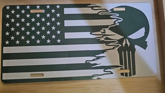 Punisher license plate