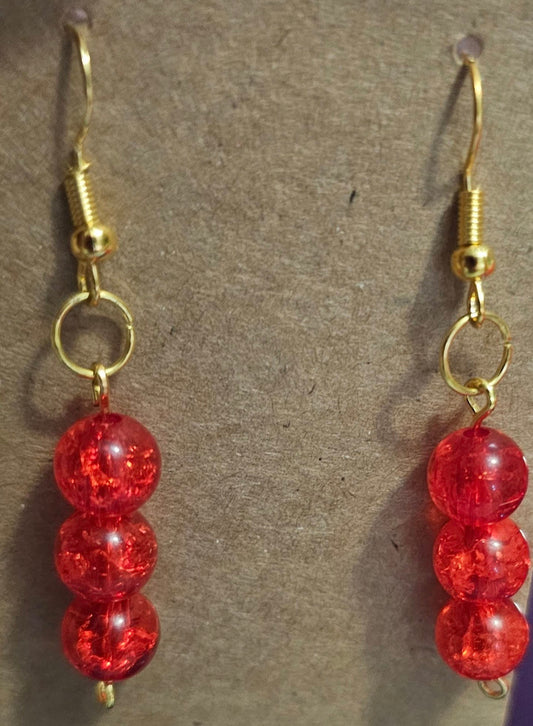 GLASS BEAD EARRINGS