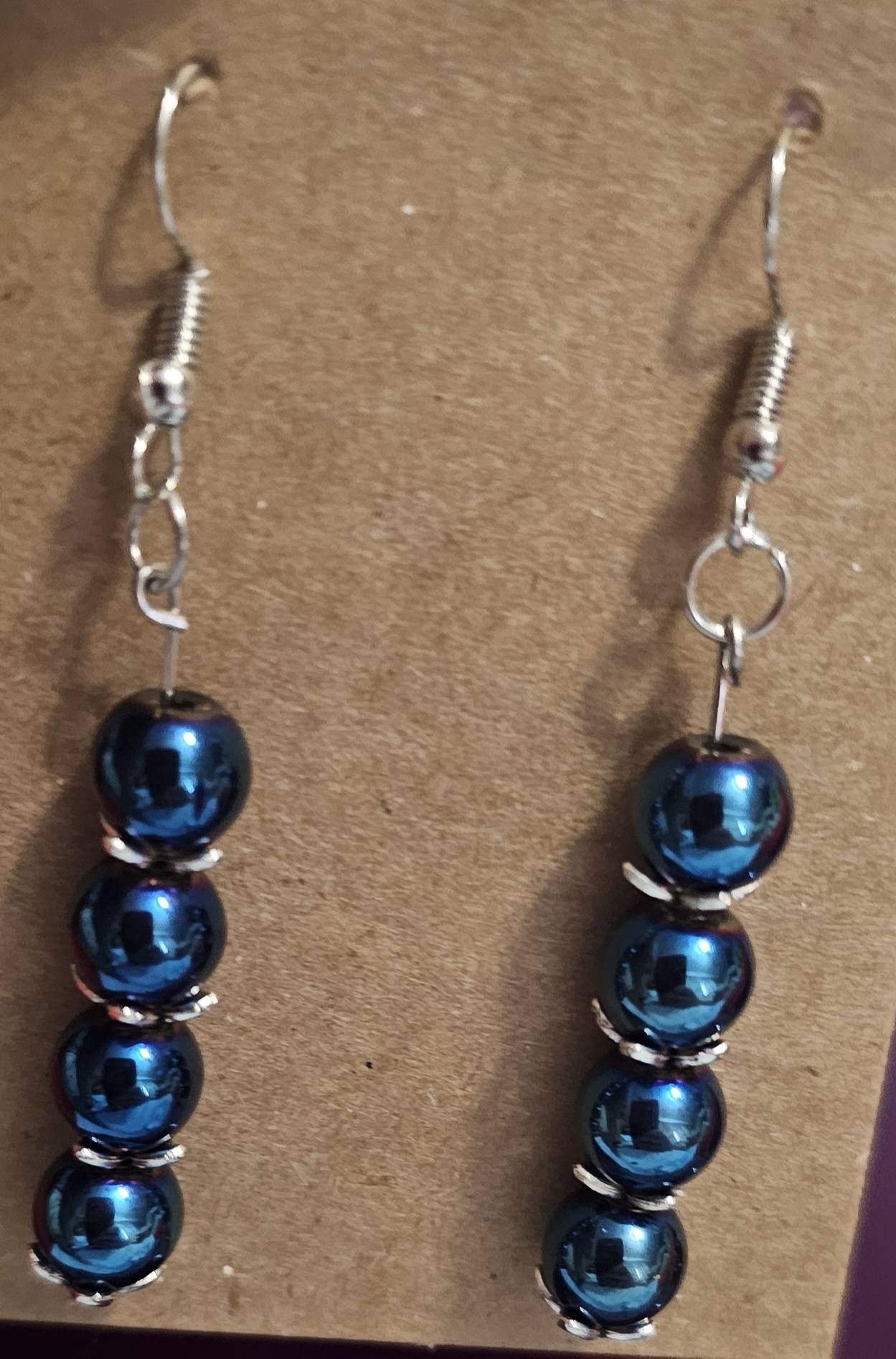 GLASS BEAD EARRINGS