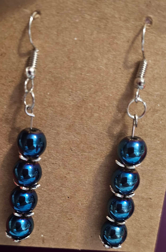 GLASS BEAD EARRINGS