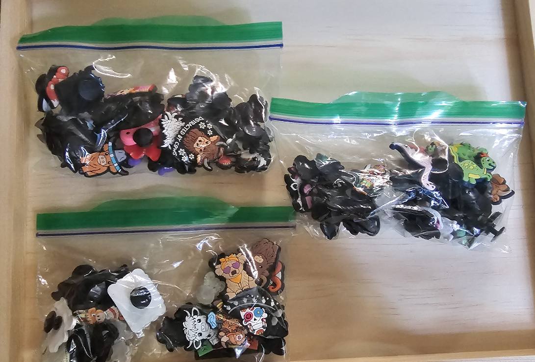 BAGS OF RANDOM SHOE CHARMS