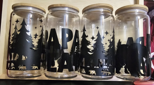 4 piece glass set