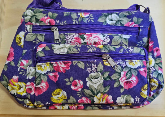 CANVAS CROSS BODY PURSE