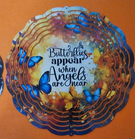 WIND SPINNER WITH BUTTERFLIES