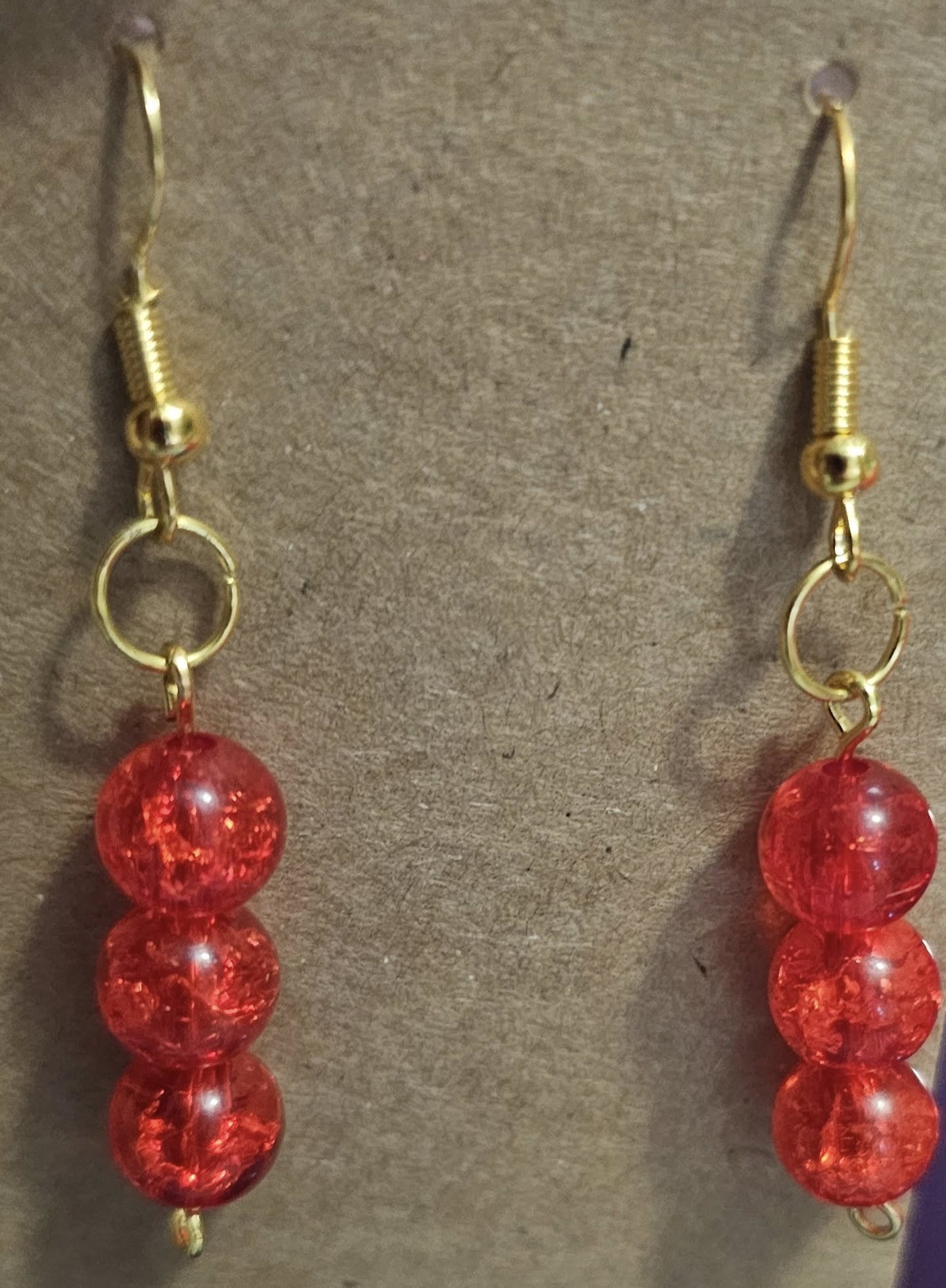 GLASS BEAD EARRINGS