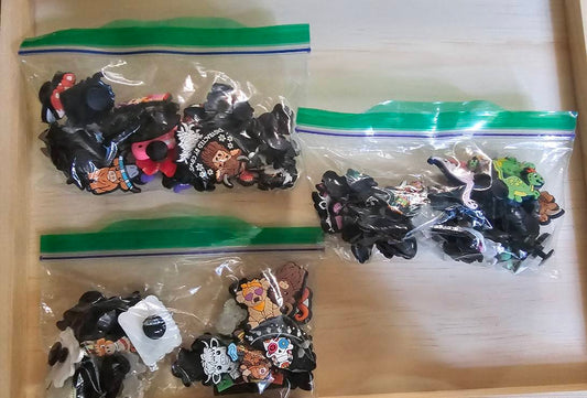 BAGS OF RANDOM SHOE CHARMS